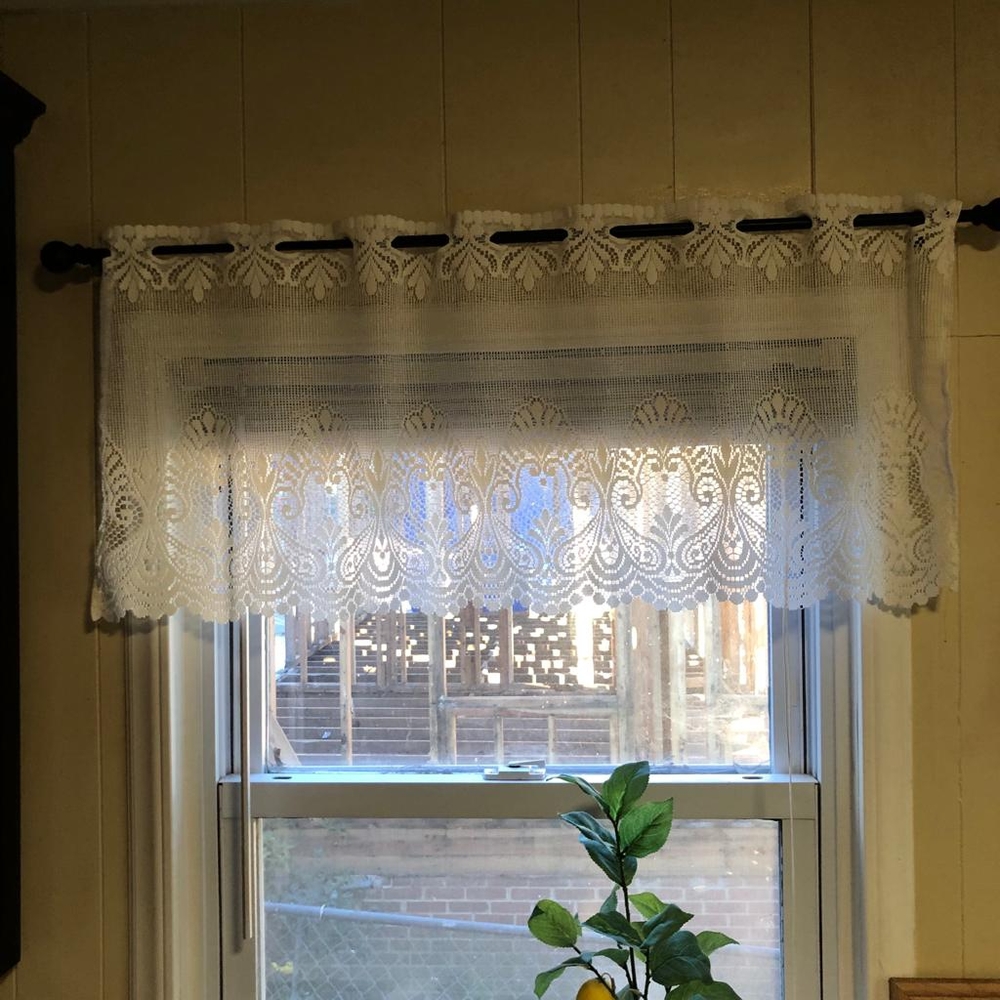 Short Window Tiers Window Drape Shade Curtains for Laundry Room Studio
